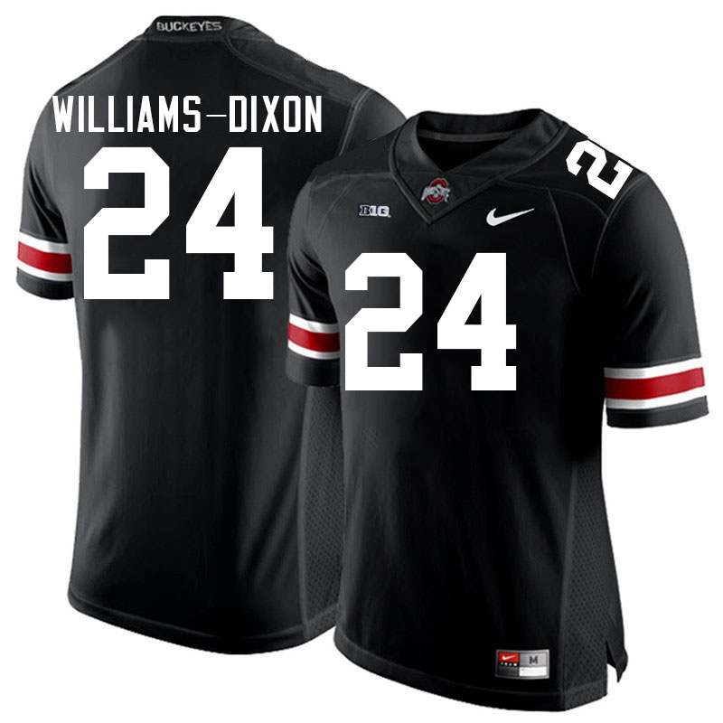 Ohio State Buckeyes Sam Williams-Dixon Men's's #24 Authentic Black College Football Jersey 2404GSVZ1